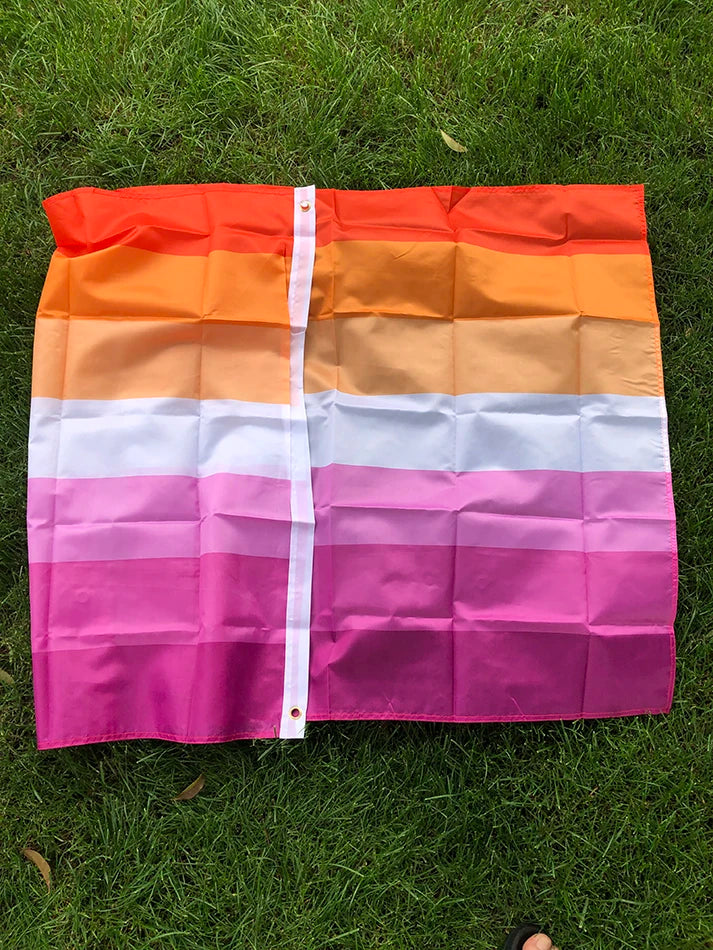 SKY FLAG Rainbow Flag 90x150cm 3x5fts high quality polyester Gay Flag Rainbow Things Sunset Lesbian Pride Flags home decoration Quick Pick Grocers