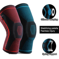 Double Compression Knee Sleeve Support for Knee Pain Sports Running Gym Joint Pain Relief Meniscus Tear Injury Recovery Quick Pick Grocers