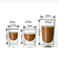 Nespresso Coffee Mug Heat Resistant Double Wall Tea Glass Cup Beer Coffee Handmade Creative Cold Beverage Transparent Drinkware Quick Pick Grocers