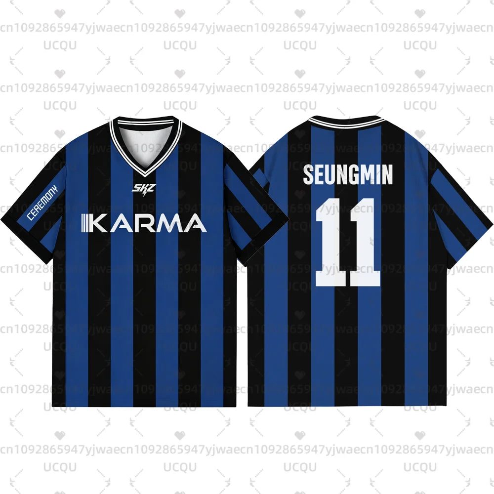 Adult Women's Men's Boys' Casual Sporty KARMA Ceremony 3D Print Graphic T-Shirt Girl Tee Outdoor Sports T-shirt Quick Pick Grocers