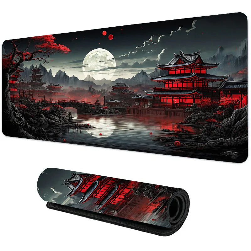 Night Moonlight large cool mouse pad laptop non-slip esports office desk mat game player mousepad mini PC desktop accessories Quick Pick Grocers