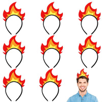 1 PC New Flame Headband: Carnival Party Headdress, Halloween Halloween Party Funny Photo Photo Hair Accessory Quick Pick Grocers