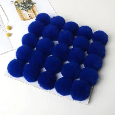 Pompom 5cm 6cm 8cm Fluffy Fur Ball Soft Pompon DIY Pompons For Keychain Sewing On Scarf Hats Shoes Apparel Craft Supplies Econic Blanks