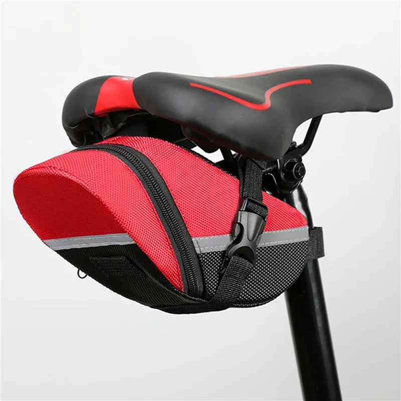 Nylon Bicycle Bag Waterproof Mountain Bike Saddle Storage Seat Rear Tool Pouch Outdoor Cycling  Accessories Quick Pick Grocers