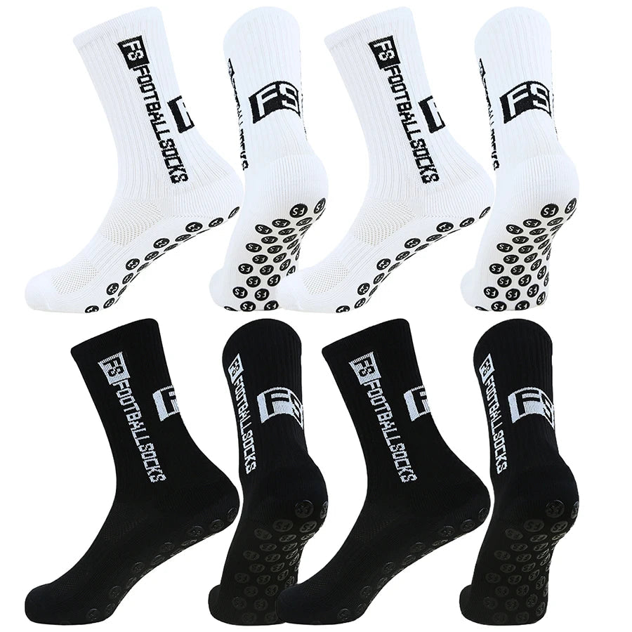 Football Socks Non Slip Grip for Men Women Basketball Baseball Soccer Cycling Running Hiking Tennis Skateboard Exercise Quick Pick Grocers