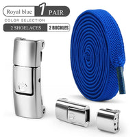 8mm No Tie Shoe Laces Press Lock Shoelaces Without Ties Elastic Laces Sneaker Kids Adult Widened Flat Shoelace for Shoes Quick Pick Grocers
