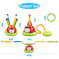 Ladybug Sport Entertainment Game Toy Multifunction Rope Skipping Machine Ferrule Jump Rocket Launcher Outdoor Educational Econic Blanks