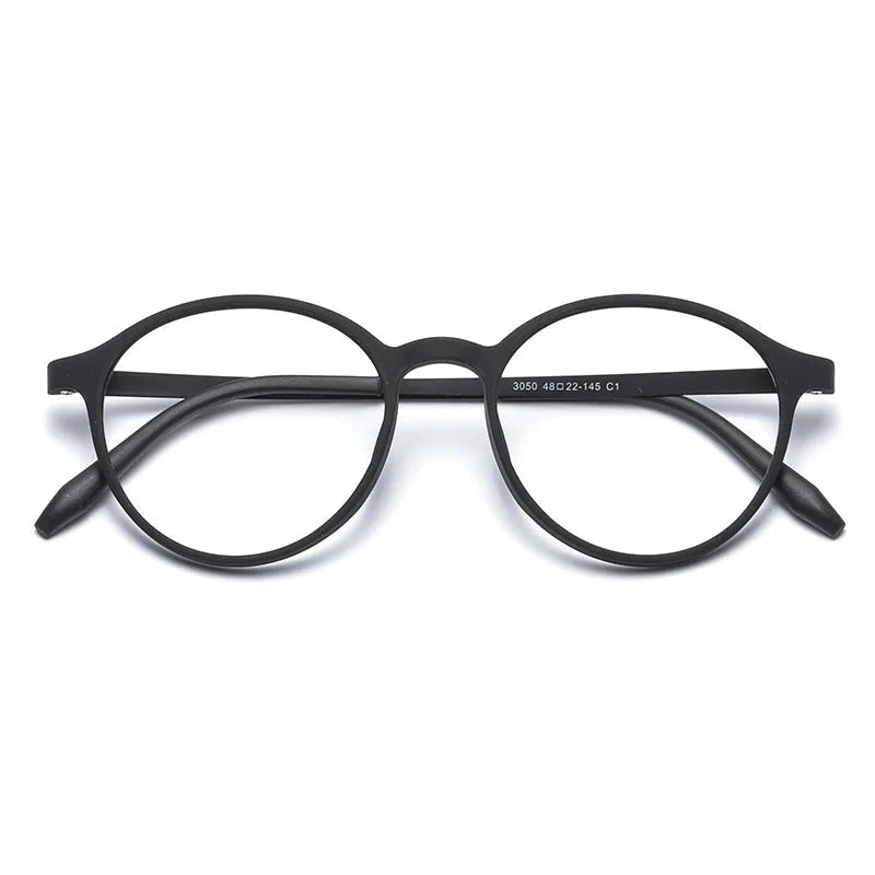 Ultralight Fashion Retro Round Glasses Frames Women TR90 Titanium Optical Prescription Men's Eyeglasses Frame H3050 Econic Blanks