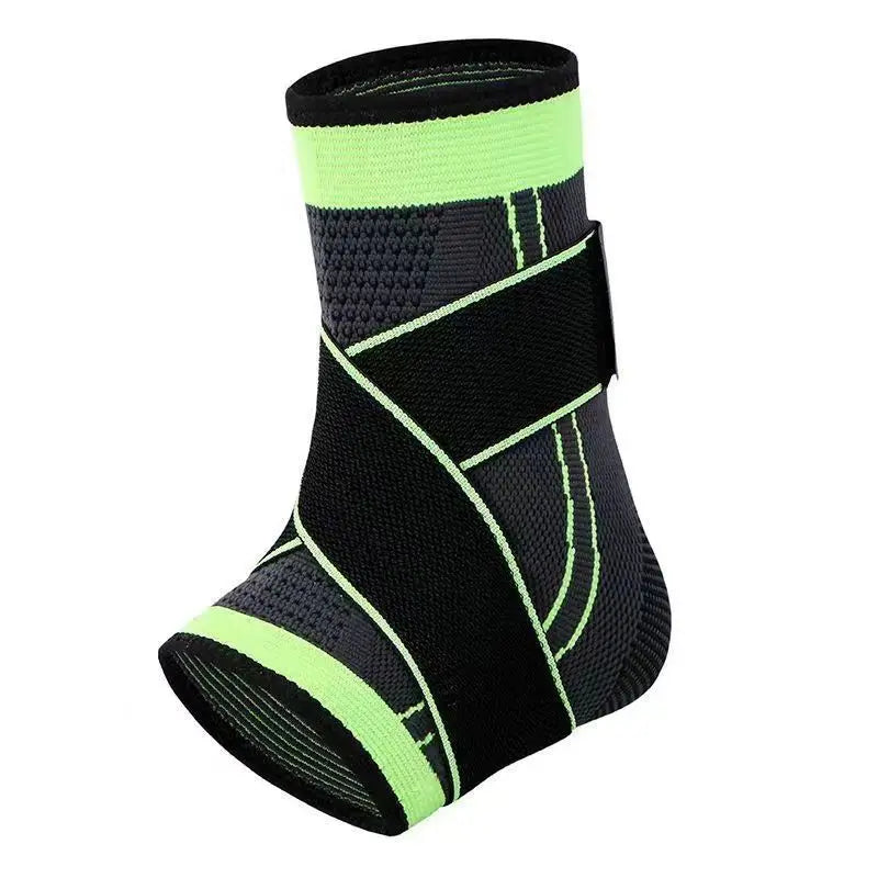 Adjustable Ankle Support Compression Ankle Brace Protector for Running Soccer Basketball Nylon Knitted Gym Bandage Ankle Strap Quick Pick Grocers