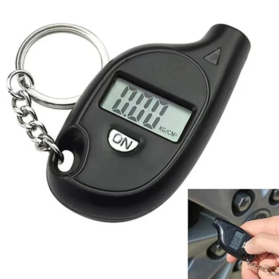 Tire Gauge Digital With LCD Display Car Tire Air Pressure Tester Meter Auto Car Motorcycle Tire Safety Alarm Testing Tools Quick Pick Grocers