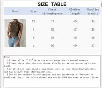 Women's Casual Pleated Design Top Summer Fashion Street Style Solid Color Slim Half High Neck Sleeveless T-Shirt Top Quick Pick Grocers