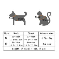 Undershirt Style Pet Leash Adjustable Cat Dog Harness Breathable Leash  Convenient Pet Vest For Small Dog Cat Supplies Econic Blanks
