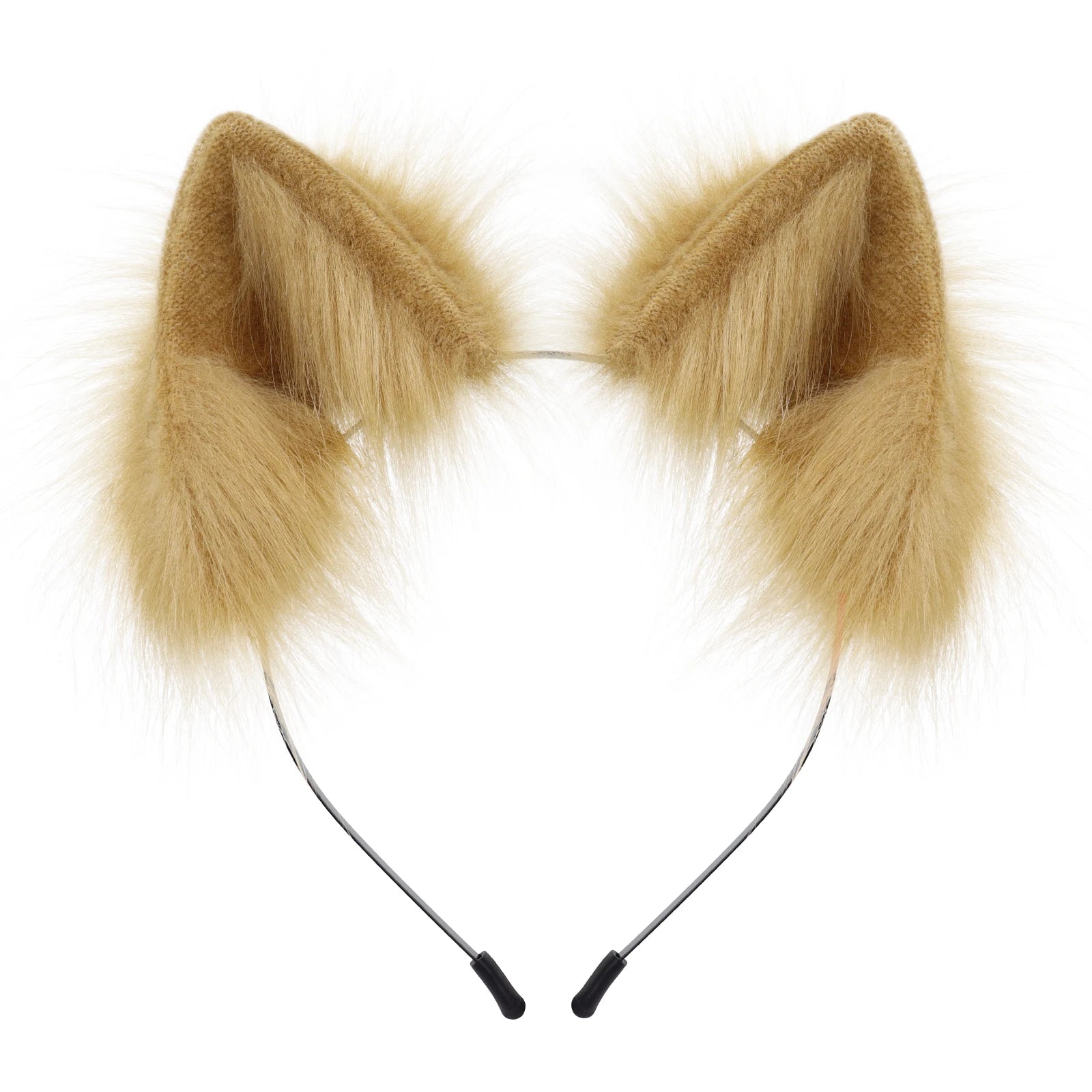 Handmade Faux Fur Animal Ears Headband Furry Cat Fox Ear Hairhoop Headwear Costume Accessory for Cosplay Masquerade Quick Pick Grocers