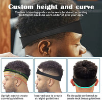 1/3Pcs Barber Hair Comb Kit Flat Top Hair Cutting Fading Stying Men Fade Brush Adjustable Headband Salon Hair Tool Accessories Quick Pick Grocers