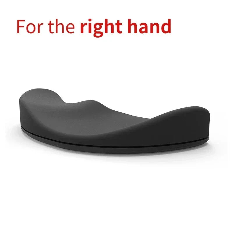 Ergonomic Mouse Pad Wrist Pad Silicon Gel Non-slip Streamline Wrist Rest Support Mat Computer Mousepad for Office Gaming PC Econic Blanks
