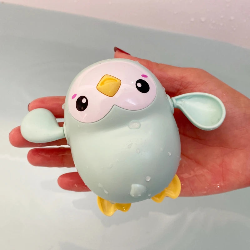 Baby Bath Toys Bathing Cute Swimming Turtle Whale Pool Beach Classic Chain Clockwork Water Toy For Kids Water Playing Toys Quick Pick Grocers