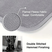 Thickened special-shaped bathroom absorbent floor mat flannel toilet mat shower room non-slip and dirt-resistant foot mat Quick Pick Grocers