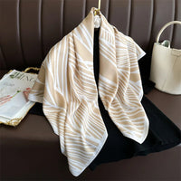 90*90Cm Square Scarf Twill Silk Feeling Women Head Shawls and Wraps Luxury Hair Tree Print Neck Scarves Hijab Bandana Pashmina Quick Pick Grocers