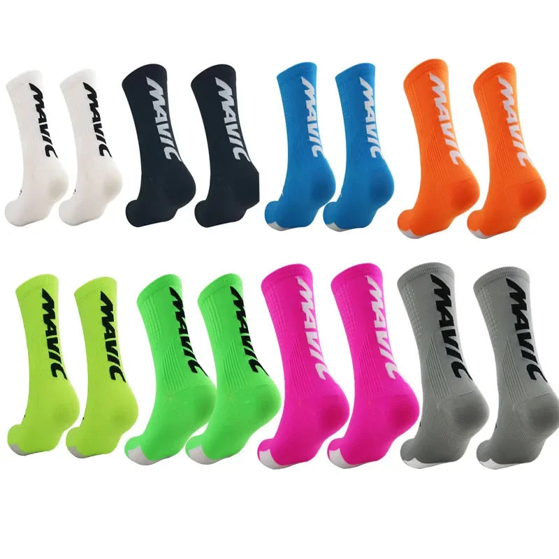 Unisex Sports Compression Socks 1 Pair Moisture-Wicking Breathable for Cycling Hiking Running Basketball Quick Pick Grocers