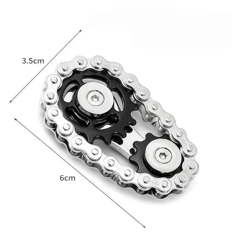 Metal Fidget Spinner Office Desk Toy Stress Relief Gears Hand Spinner for Adults desk decoration home decor Relieve stress relax Quick Pick Grocers