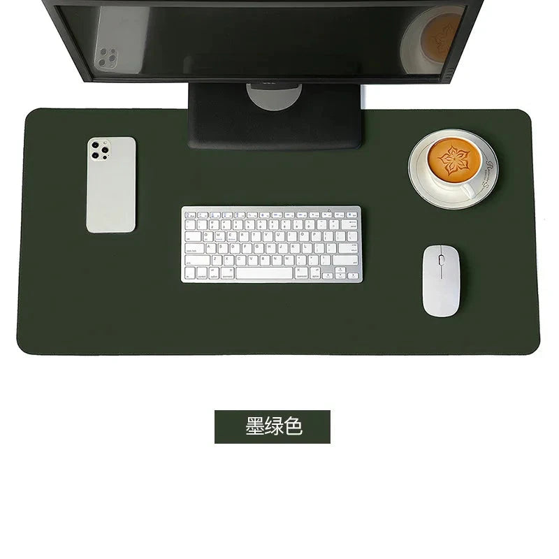 white mousepad Portable Mouse pad large Gaming Waterproof Non-slip PU Suede Desk Mat Computer Keyboard desk pad Mats Econic Blanks