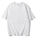 100% Cotton Five Half Sleeve Men's Women Summer T-shirt Loose Short-sleeved Casual Basic Shirt O Neck Solid Color Tops Quick Pick Grocers