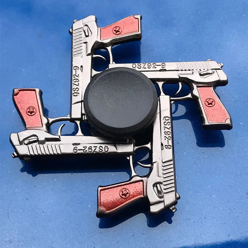 Creativity Hand Spinner Gun Zinc Alloy Metal Fidget King of Glory Weapon Series Kids Stress Relief Funny Toys Econic Blanks