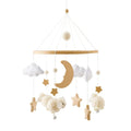 Baby Rattle Toy Bed Bell Bracket Wooden Mobile 0-12 Months Newborn Crochet Bed Bell Hanging Toys Holder Bracket Infant Crib Gift Purest Peak