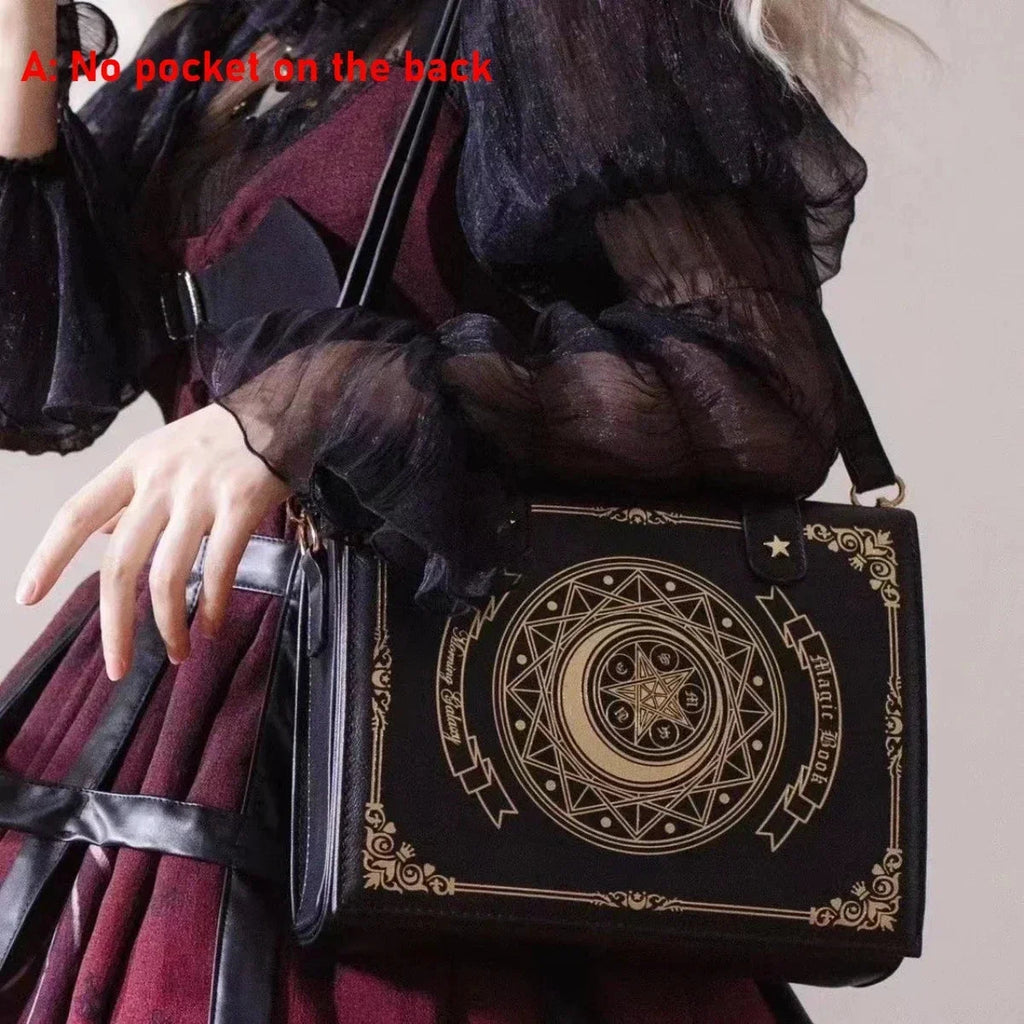 Y2K Korean Gothic Square Black Shoulder Bag Harajuku Vintage Aesthetic Purses Luxury Designer Handbags Messenger Tote Bags Women Quick Pick Grocers