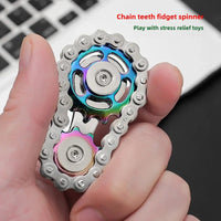 Metal Fidget Spinner Office Desk Toy Stress Relief Gears Hand Spinner for Adults desk decoration home decor Relieve stress relax Quick Pick Grocers