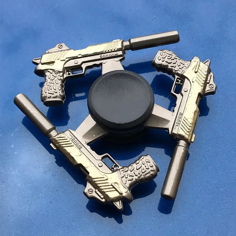 Creativity Hand Spinner Gun Zinc Alloy Metal Fidget King of Glory Weapon Series Kids Stress Relief Funny Toys Econic Blanks