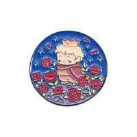 Cartoon Boy Fox Rose Enamel Pins Moon Star Whale Paper Boat Brooch Lapel Hat Bag Badge Jewelry Accessories Gift for Kids Friends Quick Pick Grocers