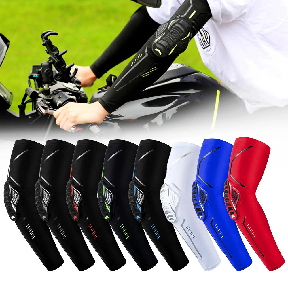 2Pcs/Pair Sport Crashproof Knee Support Pad Elbow Brace Arm Leg Compression Sleeve Outdoor Basketball Football Bicycle Protector Quick Pick Grocers