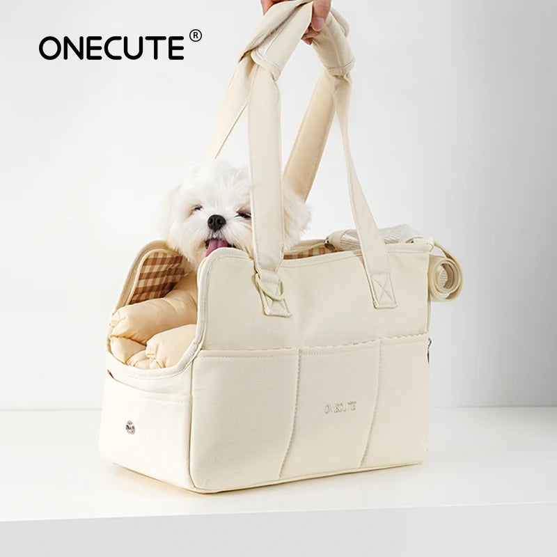 Puppy Go Out Portable Shoulder Handbag Dog Bag Pet Cat Chihuahua Yorkshire Dog Supplies Suitable For Small Dogs dog carrier Quick Pick Grocers