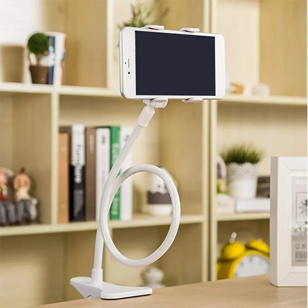 Adjustable Long Arm Phone Stand | Universal Bedside Desk Mount Holder | Fits for iPhone Samsung Xiaomi Huawei All Models Quick Pick Grocers