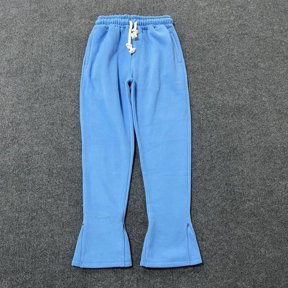 Sy Jacket and Trousers Sports Jogging Men Cotton Hoodie Young Fashion Hooded Tops Pants Women's Streetwear Coats Warm Tracksuit Econic Blanks
