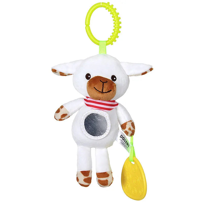 Soft Infant Crib Bed Stroller Mobile Hanging Rattle Baby Educational Toys Brain Developmental Hand Grip Cute Stuffed Animal Toys Purest Peak