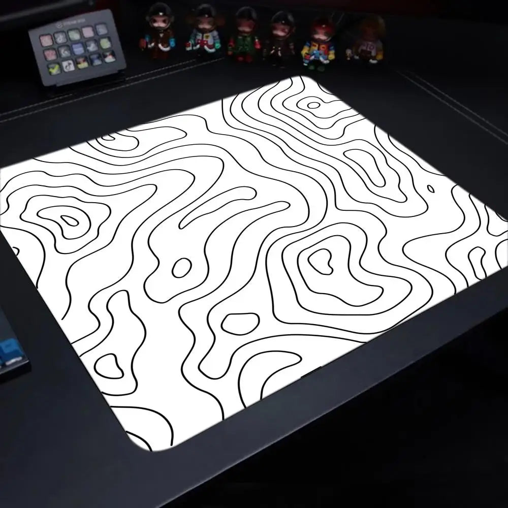 Fluid Mouse Pad Multiple Sizes Large Square Computer Office Game Table Mats Rubber Anti-slip Mousepads Small Decor Desk Pads Quick Pick Grocers