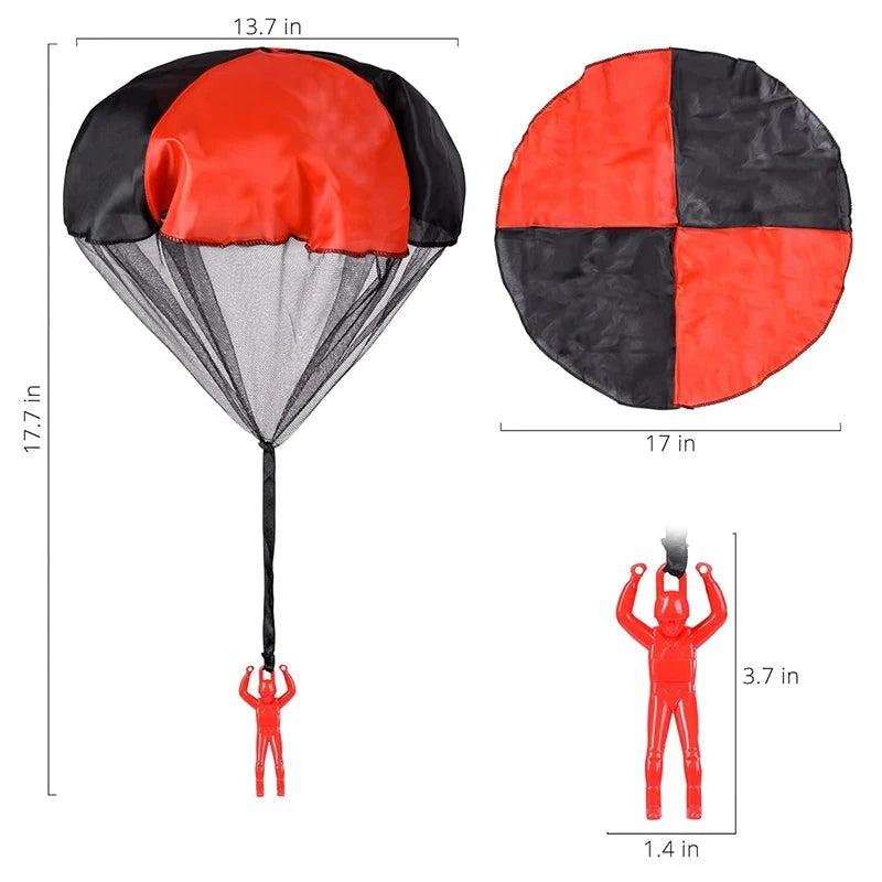 Parachute Toys for Kids Tangle Free Outdoor Flying Parachute Men Outside Toys Easter Basket Stuffers Idea Unique Boy Girl Gift Econic Blanks