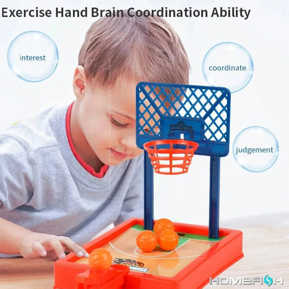 Mini Desktop Basketball Game – Portable Tabletop Sports Toy for Kids & Adults Econic Blanks