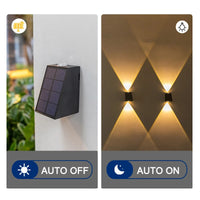NEW Upgrade LED Outdoor Wall Solar Lights Waterproof Garden Wall Decoration Lighting For Villa Patio Stair Corridor Quick Pick Grocers