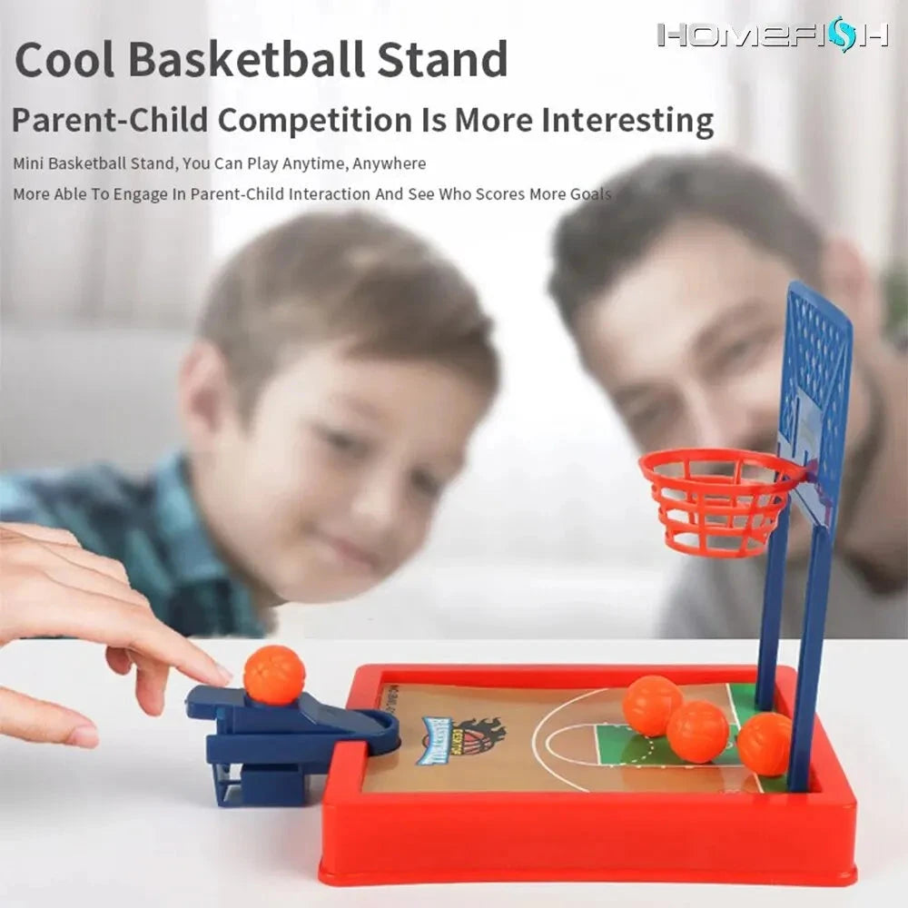 Mini Desktop Basketball Game – Portable Tabletop Sports Toy for Kids & Adults Econic Blanks