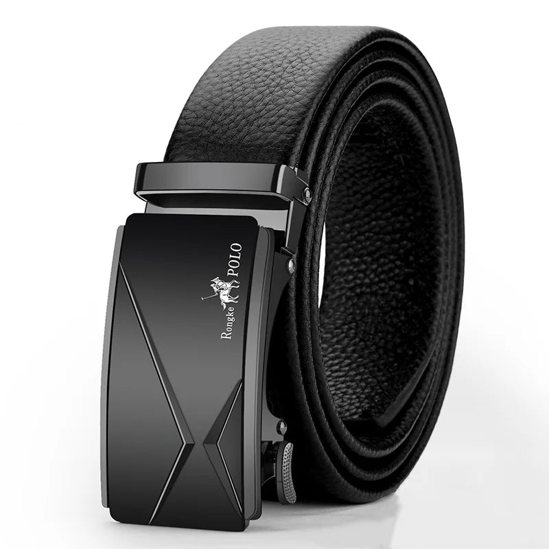 OYIFAN Men Belt Genuine Leather Belt for men Automatic belts Adjustable waistband Business belts 허리띠 Quick Pick Grocers