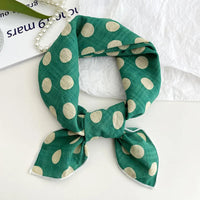 55cm Laies Headband Cotton Linen Square Scarf Women Korean College Girls Fashion Spring Autumn New Style Elegant Neck Scarves Quick Pick Grocers