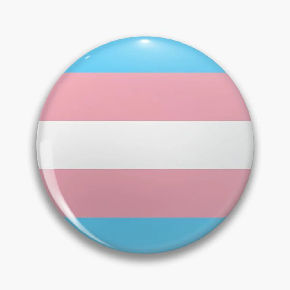 LGBT Rainbow Flag Button Pins Gay Lesbian Bisexual Trans Pansexual Symbol Tinplate Brooches Lapel Badges Backpack Jewelry 44mm Quick Pick Grocers