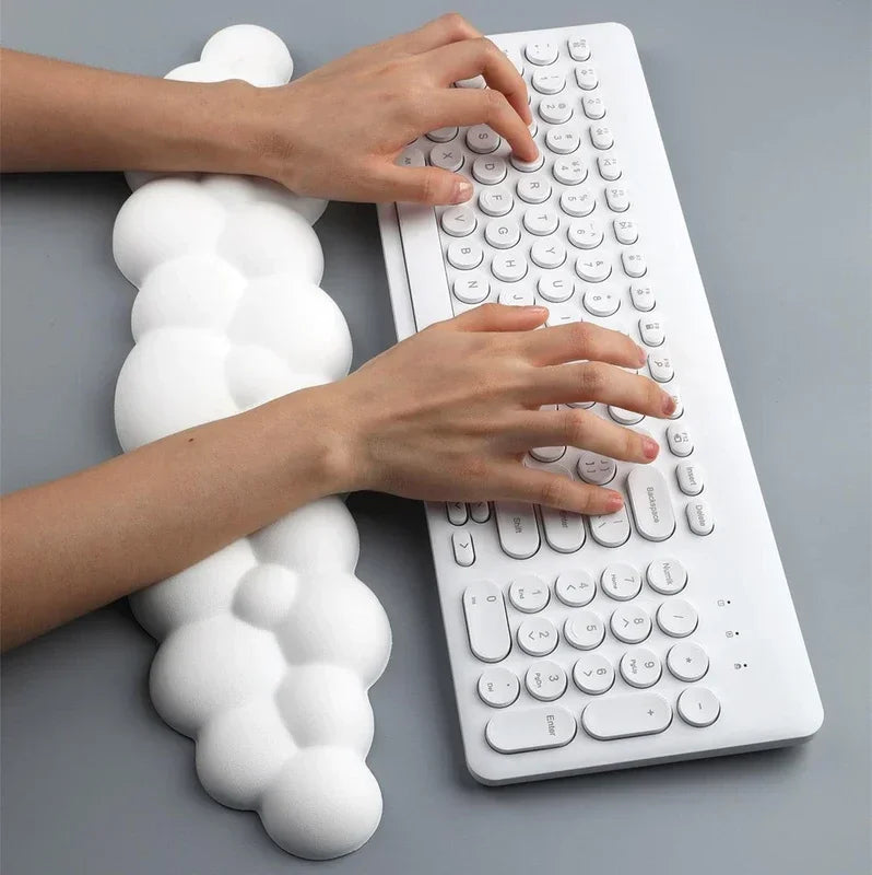 Mouse pad with wrist rest keyboard cloud anti-slip desktop office gamer mouse wrist rest Ergonomic keyboard mouse pad wrist rest Quick Pick Grocers