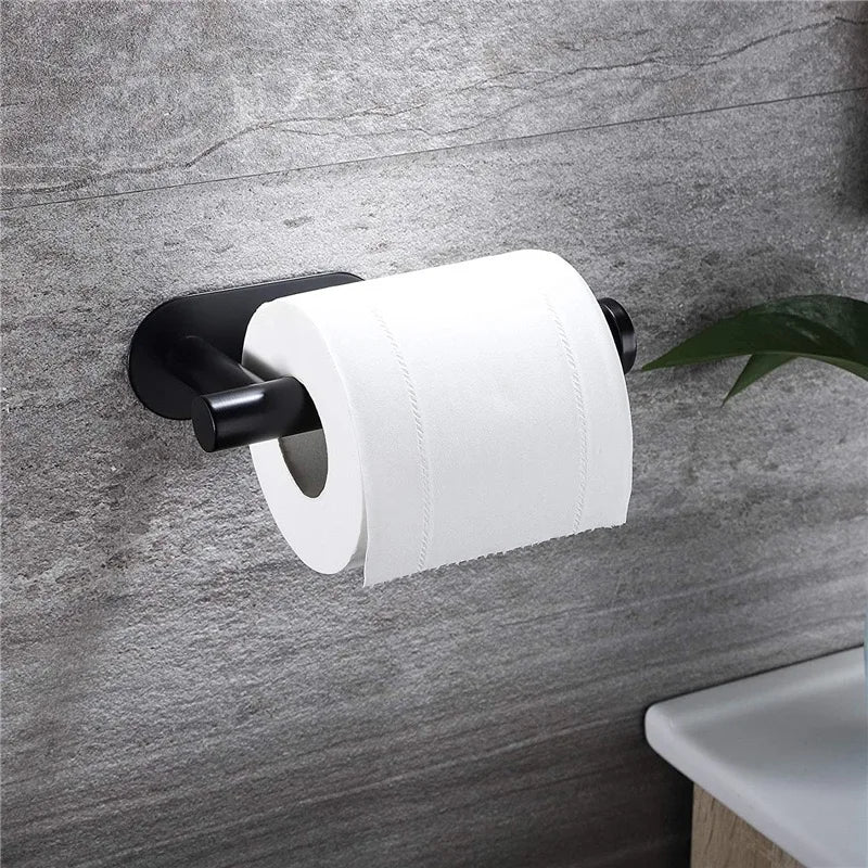 Kitchen Paper Towel Holder Adhesive Tissue Hanger Toilet Roll Paper Dispenser Cabinet Storage Napkin Rack Bathroom Accessories Econic Blanks