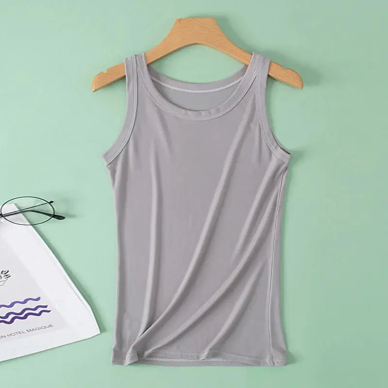 3-piece Ladies Solid Color Vest Fashion Joker Young Woman Threaded Camisole Quick Pick Grocers