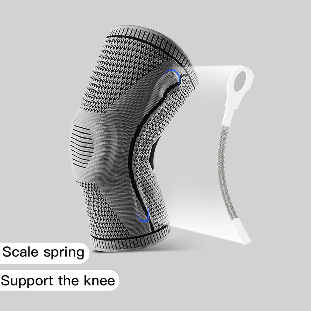 Double Compression Knee Sleeve Support for Knee Pain Sports Running Gym Joint Pain Relief Meniscus Tear Injury Recovery Quick Pick Grocers