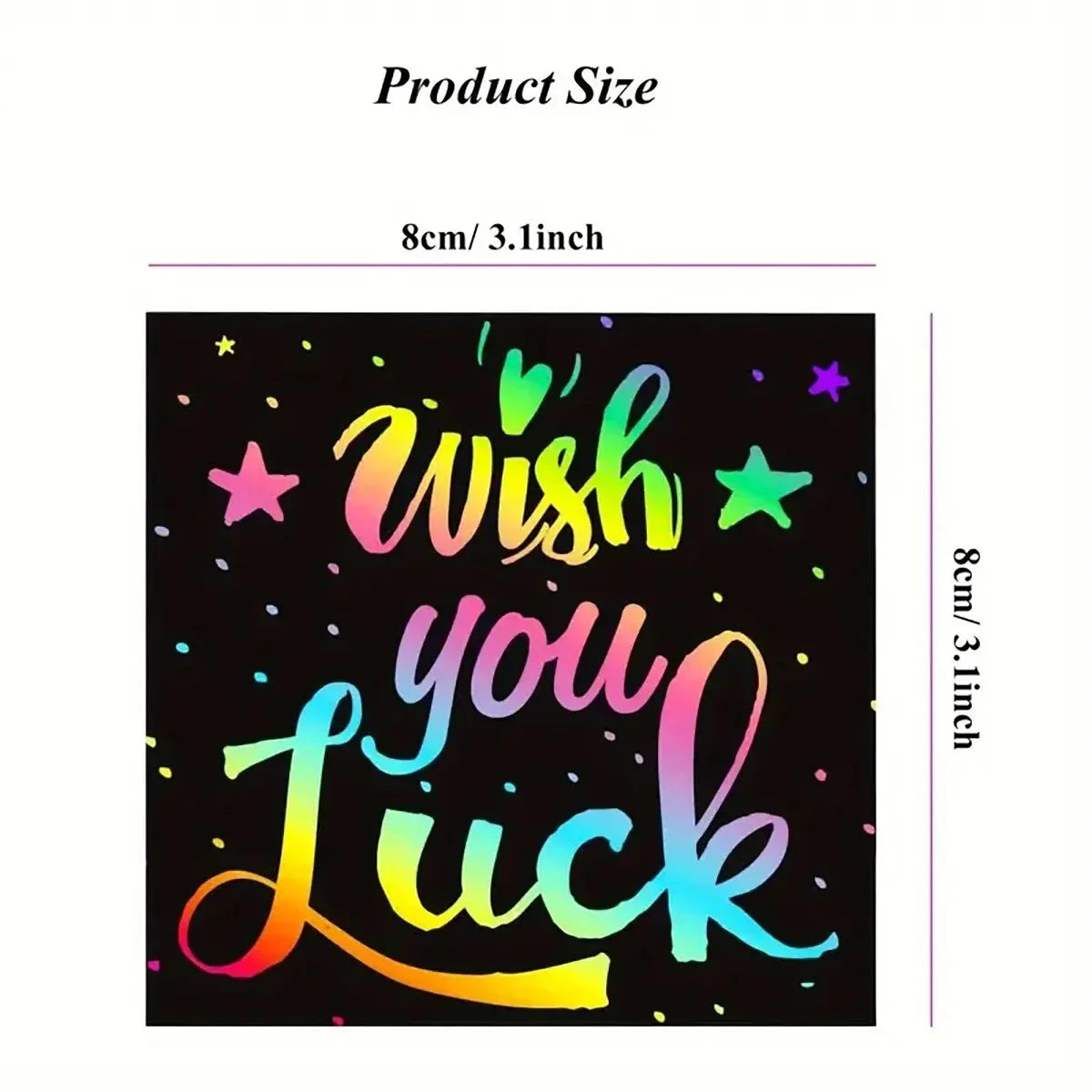 Dazzling Scratch Painting Parent Child Interactive Toys Note Cards Handmade Painting Econic Blanks